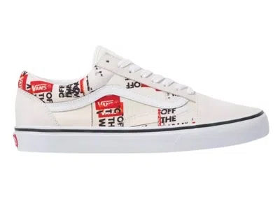 Pre-owned Vans Men's  Old Skool Packing Tape Sneakers In True White