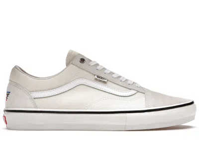 Pre-owned Vans Men's  Old Skool Palace Classic Sneakers In White