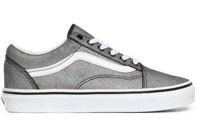 Pre-owned Vans Men's  Old Skool Prism Suede White Sneakers In Black/true White In Multi