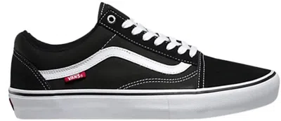 Pre-owned Vans Men's  Old Skool Pro Sneakers In Black/white In Multi