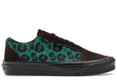 Pre-owned Vans Men's  Old Skool Stray Rats Sneakers In Brown/green In Multi