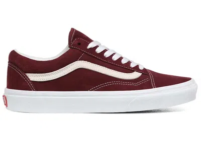 Pre-owned Vans Men's  Old Skool Suede Suede Sneakers In Port Royale/white