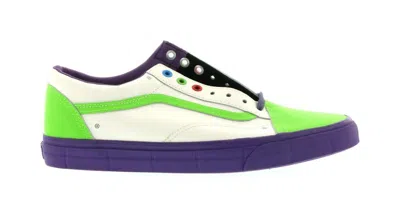Pre-owned Vans Men's  Old Skool Toy Story Buzz Lightyear Sneakers In True White