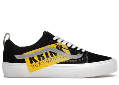 Pre-owned Vans Men's  Old Skool Vlt Lx Krink Sneakers In Black/white/yellow