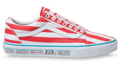 Pre-owned Vans Men's  Old Skool Wheres Waldo Sneakers In International Stripes In Multi