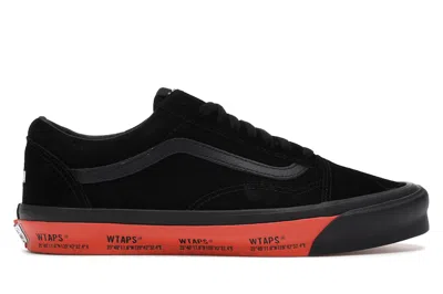 Pre-owned Vans Men's  Old Skool Wtaps Sneakers In Black/orange