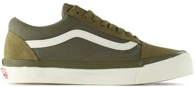 Pre-owned Vans Men's  Old Skool Wtaps Sneakers In Green