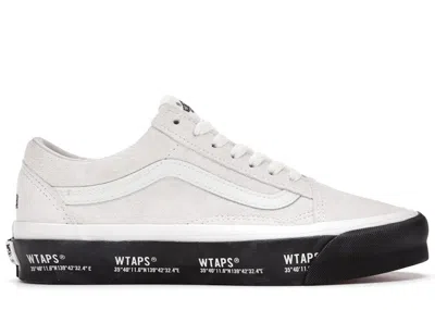Pre-owned Vans Men's  Old Skool Wtaps Sneakers In White/black