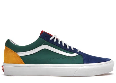 Pre-owned Vans Men's  Old Skool Yacht Club Sneakers In Blue/green In Multi