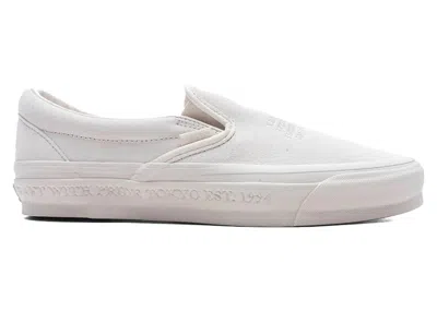 Pre-owned Vans Men's  Otw Classic Slipon 98 Neighborhood Sneakers In Natural In Brown