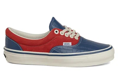 Pre-owned Vans Men's  Otw Era 95 Crocodile Sneakers In Navy Blue/red In Multi