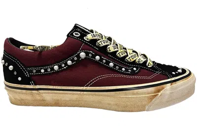 Pre-owned Vans Men's  Otw Old Skool Reissue 36 Satoshi Nakamoto Pearlized (friends And Family) Sneakers In Port