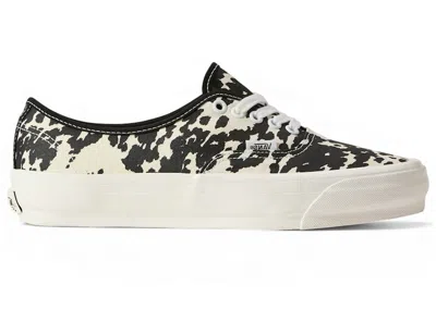 Pre-owned Vans Men's  Premium Authentic Sneakers In Cow Black/white