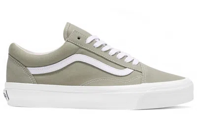 Pre-owned Vans Men's  Premium Old Skool Sneakers In Eucalyptus Beige In Brown