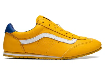 Pre-owned Vans Men's  Premium Super Lowpro Lx Sneakers In Yellow