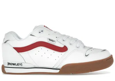 Pre-owned Vans Men's  Rowley Lx Sneakers In Red/white/gum In Multi