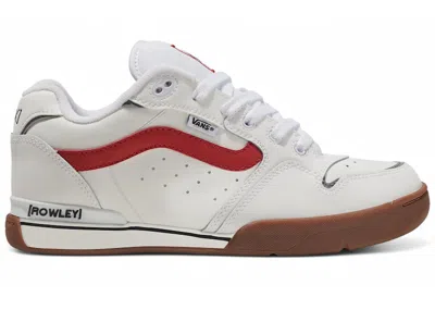 Pre-owned Vans Men's  Rowley Lx Sneakers In Red/white/gum