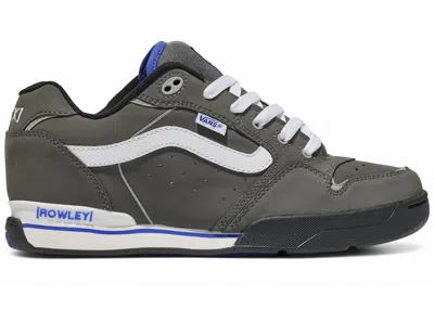Pre-owned Vans Men's  Rowley Lx White Sneakers In Grey/blue