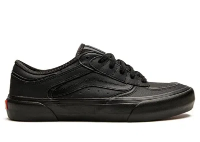 Pre-owned Vans Men's  Rowley Triple Sneakers In Black