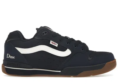Pre-owned Vans Men's  Rowley Xlt Dime Sneakers In Navy Blue/white/gum