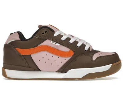 Pre-owned Vans Men's  Rowley Xlt Lx Gallery Dept. Neapolitan Sneakers In Brown/pink/white In Multi