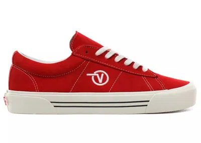Pre-owned Vans Men's  Sid Dx Anaheim Factory Sneakers In Og Red/white In Multi