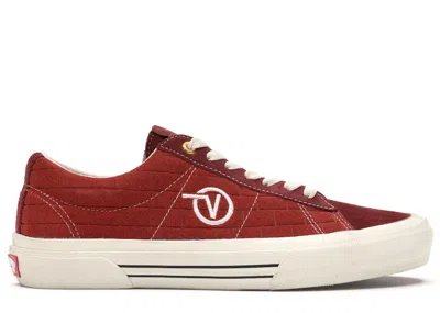 Pre-owned Vans Men's  Sid Pro Passport Sneakers In Brick/white In Multi