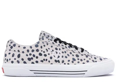 Pre-owned Vans Men's  Sid Pro Supreme Dalmatian Sneakers In White Dalmatian