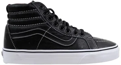Pre-owned Vans Men's  Sk8 Hi Reissue Leather Sneakers In Black/plaid In Multi