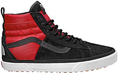 Pre-owned Vans Men's  Sk8hi 46 Mte Dx The North Face Sneakers In Black/red
