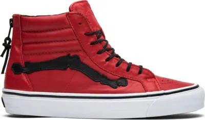 Pre-owned Vans Men's  Sk8hi Blends Chili Pepper Sneakers In Red/black
