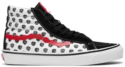 Pre-owned Vans Men's  Sk8hi Bodega Bmx Sneakers In Black/true White/red