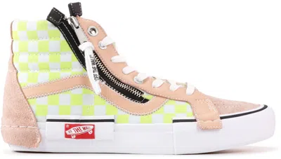 Pre-owned Vans Men's  Sk8hi Cap Deconstructed Sneakers In Rose Cloud/wan Blue