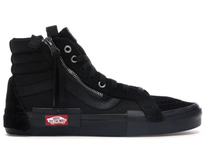 Pre-owned Vans Men's  Sk8hi Cap Lx Reissue Checkerboard Sneakers In Black/white In Multi