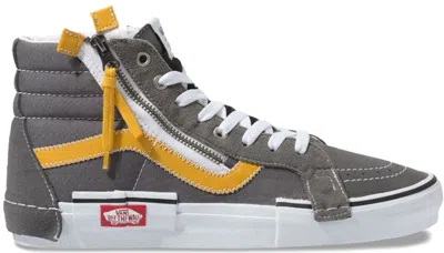 Pre-owned Vans Men's  Sk8hi Cap Mango Sneakers In Pewter/mango Mojito