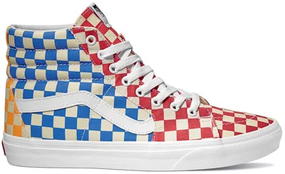Pre-owned Vans Men's  Sk8hi Checkerboard Sneakers In True White