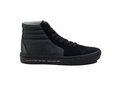 Pre-owned Vans Men's  Sk8hi Comfycush Neighborhood Sneakers In Black/grey