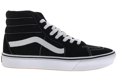 Pre-owned Vans Men's  Sk8hi Comfycush White Sneakers In Black/true White