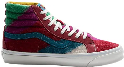 Pre-owned Vans Men's  Sk8hi Concepts Mohair Sneakers In White