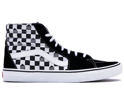 Pre-owned Vans Men's  Sk8hi Dsm Checkerboard Sneakers In Black/white In Multi