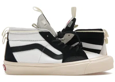 Pre-owned Vans Men's  Sk8hi Ext Advisory Board Crystals Sneakers In Black/white