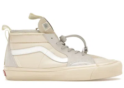 Pre-owned Vans Men's  Sk8hi Ext Advisory Board Crystals Sneakers In Ecru/off/white