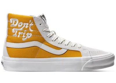 Pre-owned Vans Men's  Sk8hi Free & Easy Sneakers In Mango Mojito/marshmallow