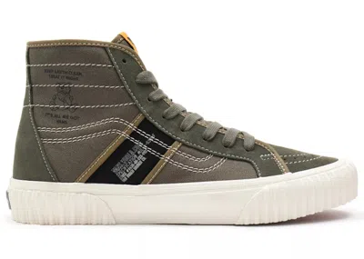 Pre-owned Vans Men's  Sk8hi Gym Issue World Code Sneakers In Grape Leaf/black In Multi