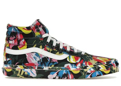 Pre-owned Vans Men's  Sk8hi Kenzo Sneakers In Floral Green/true White