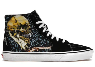 Pre-owned Vans Men's  Sk8hi Metallica The Album 30th Anniversary Sneakers In Black/white
