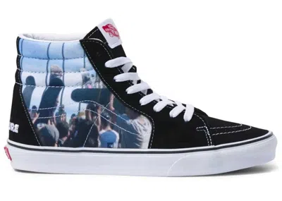 Pre-owned Vans Men's  Sk8hi Moca Sneakers In Frances Stark/black