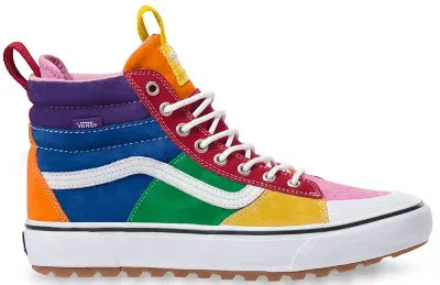 Pre-owned Vans Men's  Sk8hi Mte 2.0 Dx Sneakers In Rainbow In Multi