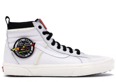 Pre-owned Vans Men's  Sk8hi Mte Nasa Space Voyager Sneakers In True White