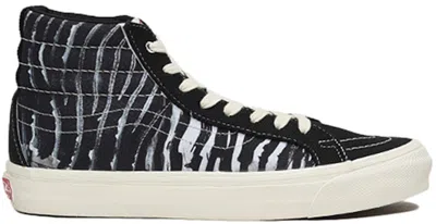 Pre-owned Vans Men's  Sk8hi Ralph Steadman Zebra Sneakers In Black/white In Multi